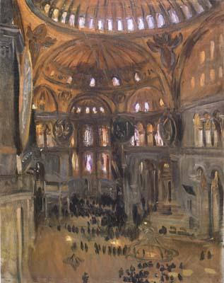 Sketch of Santa Sofia (mk18), John Singer Sargent